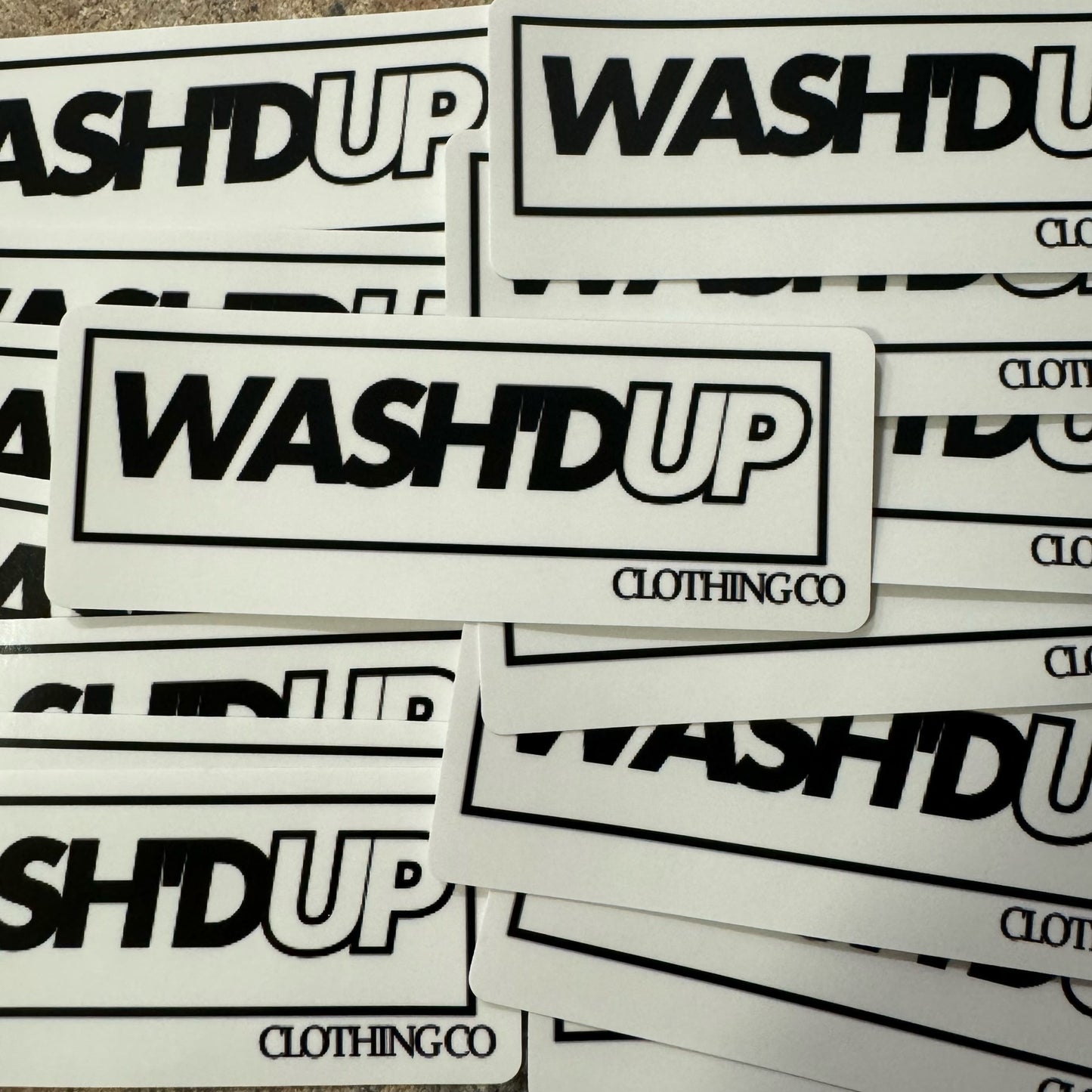 Wash'd Up Bumper Sticker - Pre-Release